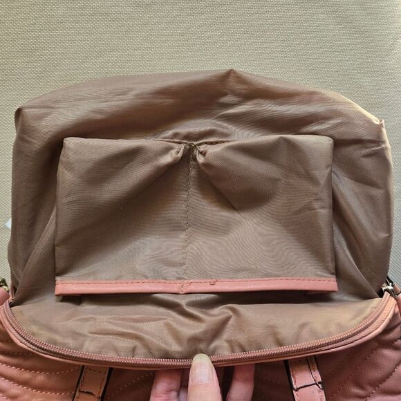 Nicole Miller Pink Purse Crossbody Wavy Front - Picture 3 of 16